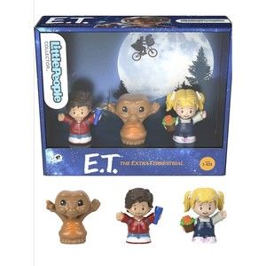 Little People Collector E.T. The Extra-Terrestrial 3pc Fisher Price Figures NEW